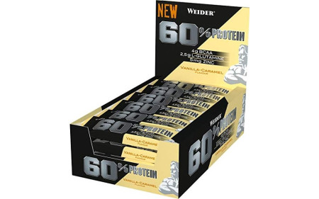 Weider 60% Protein Bar - 24 x 45g Riegel