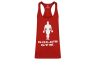 Golds Gym Muscle Joe Slogan Premium Tank - Burgundy