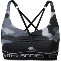 Better Bodies Athlete Short Top - Grey Camoprint