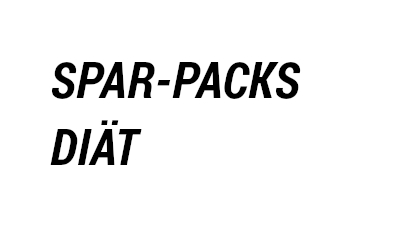 Sparpacks Diäet